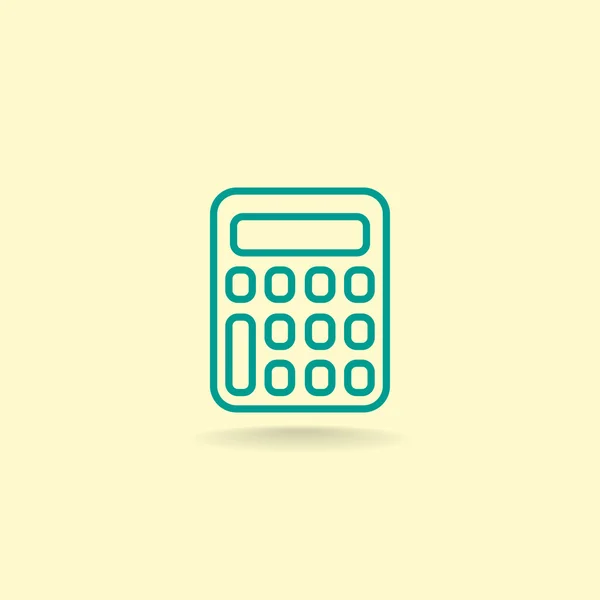 Calculadora de negocio icono — Vector de stock