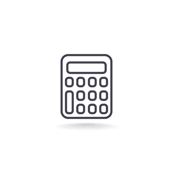 Calculadora de negocio icono — Vector de stock