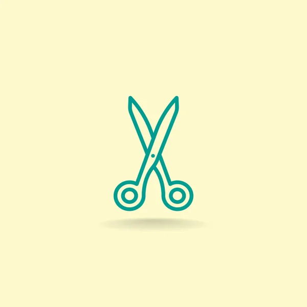 Scissors tool icon — Stock Vector