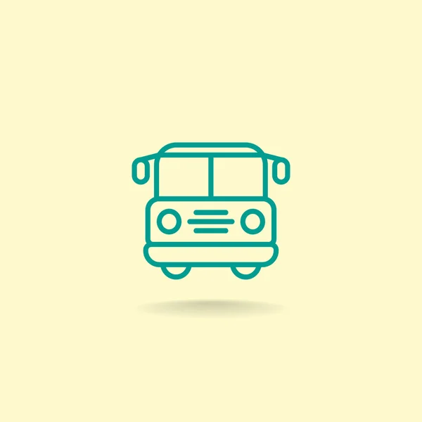 School bus icon — Stock Vector