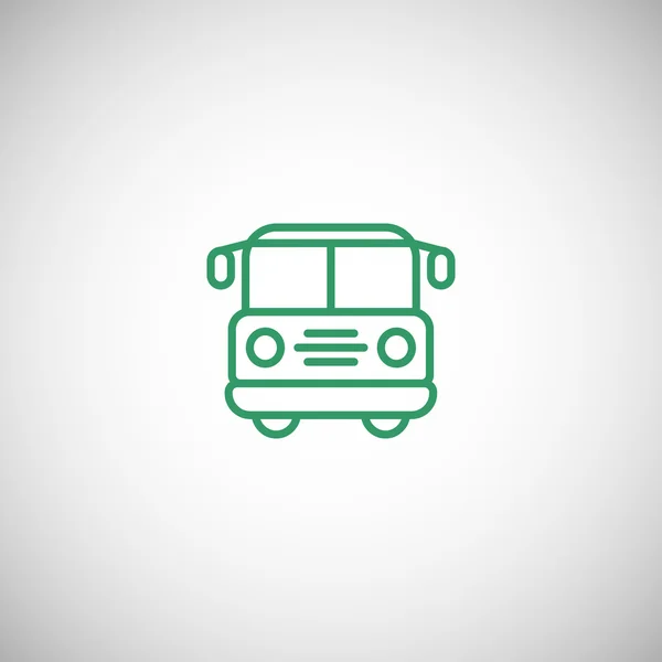 학교 버스의 아이콘 — 스톡 벡터