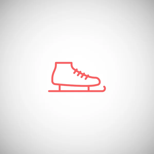 Icône de patin à glace — Image vectorielle
