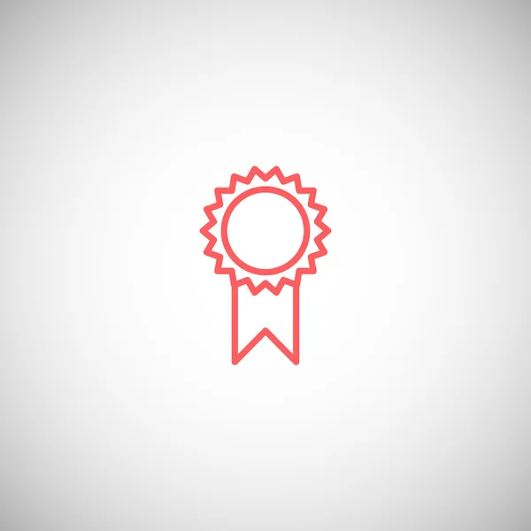 Award medaille pictogram — Stockvector