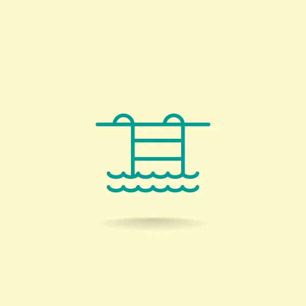 Swimming pool icon — Stock Vector