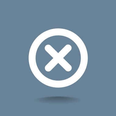 Yanlış işareti satırı simgesi