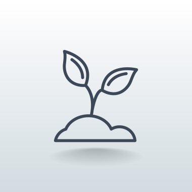 Filiz ile simge yapraklar