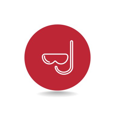 maske ve şnorkel simgesi