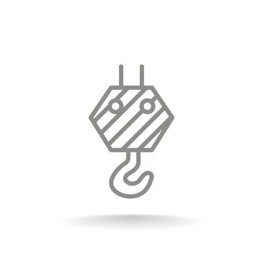 Piktogram vinç kanca simgesinin