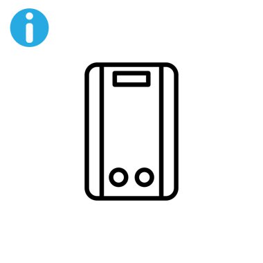 gaz su ısıtıcı simgesi