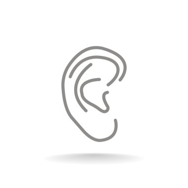 İnsan kulağının simgesi