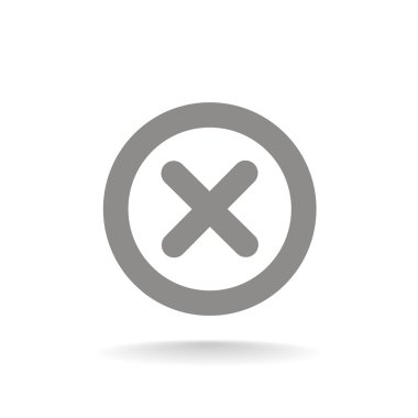 Yanlış işareti satırı simgesi