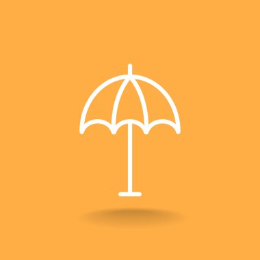Plaj Şemsiyesi Simgesi