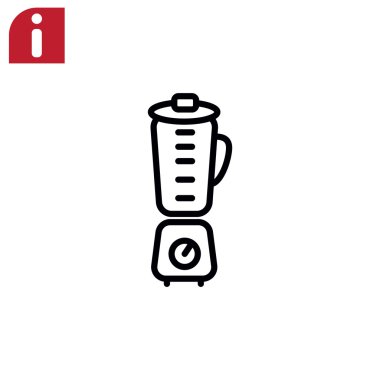 Elektrik blender simgesi.