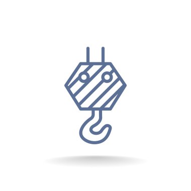 Piktogram vinç kanca simgesinin