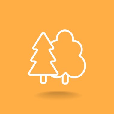 Orman ağaçları simgesi