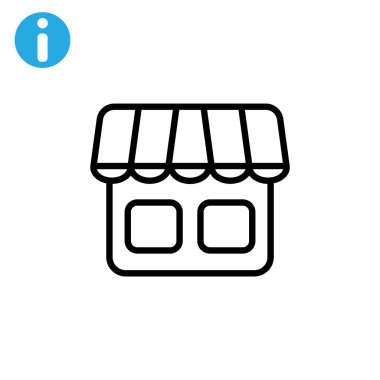 dükkan ya da mağaza simgesi