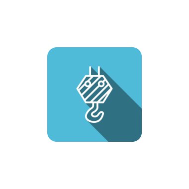 Piktogram vinç kanca simgesinin