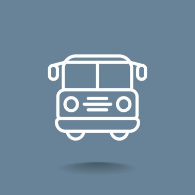 okul servisi simgesi