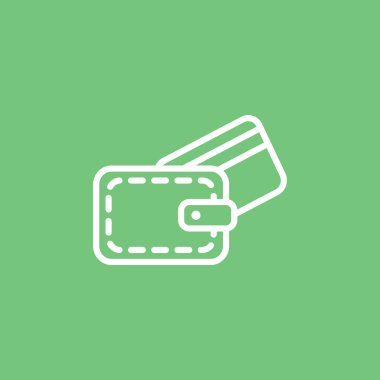 M-cüzdan ile kredi kartı simgesi