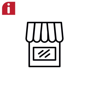 dükkan ya da mağaza simgesi