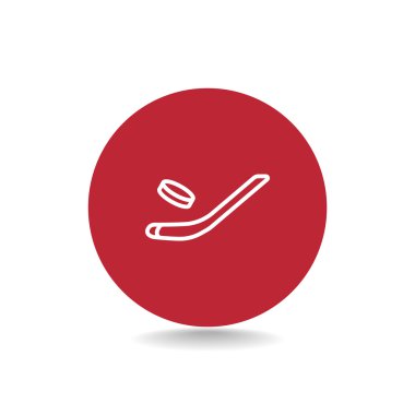 buz hokeyi simgesi için sopa