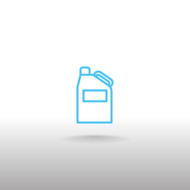 Bidon petrol simgesiyle