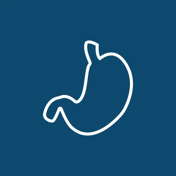 Ανθρώπινο στομάχι όργανο εικονίδιο — Διανυσματικό Αρχείο