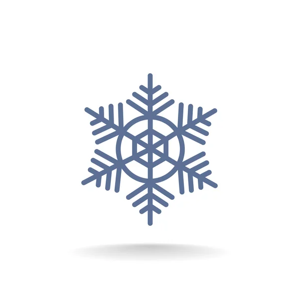 Ikon Musim Dingin Snowflake - Stok Vektor