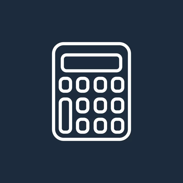 Ícone calculadora eletrônica —  Vetores de Stock