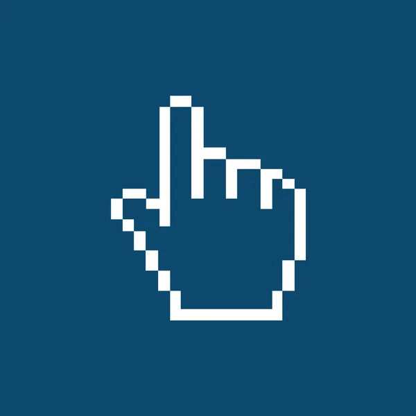 Hand-Cursor-Symbol — Stockvektor