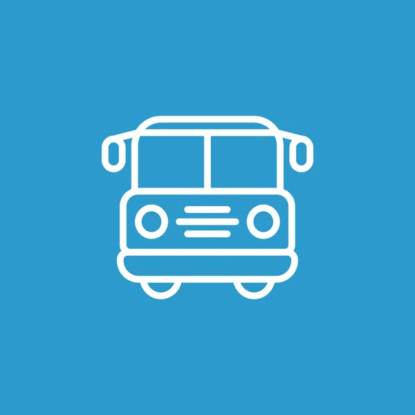 Icono del autobús escolar — Vector de stock