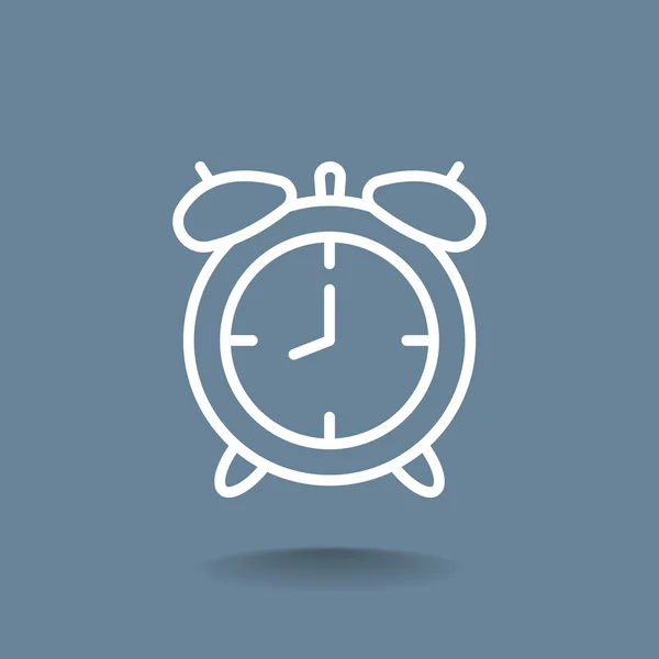 Icono del reloj despertador — Vector de stock