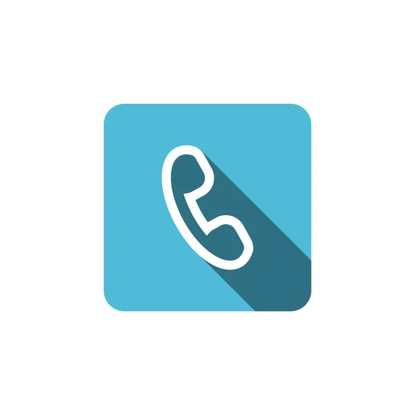 Platte handset pictogram — Stockvector