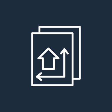 İnşaat planı simgesi