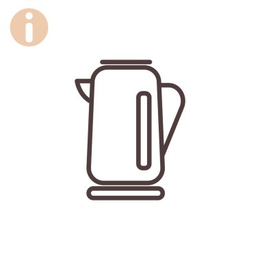 Elektrikli çaydanlık simgesi