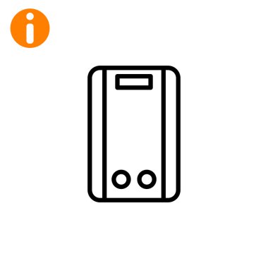 gaz su ısıtıcı simgesi