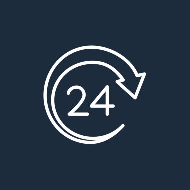 24 saat simgesi