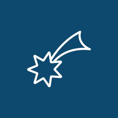 Noel yıldızı simge. 