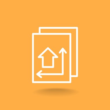 İnşaat planı simgesi