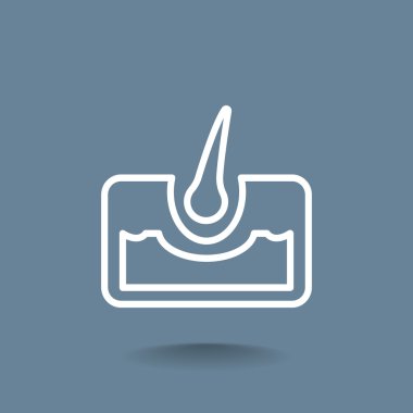 insan saçı simgesi