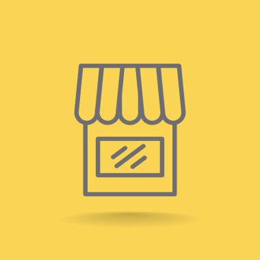 dükkan ya da mağaza simgesi