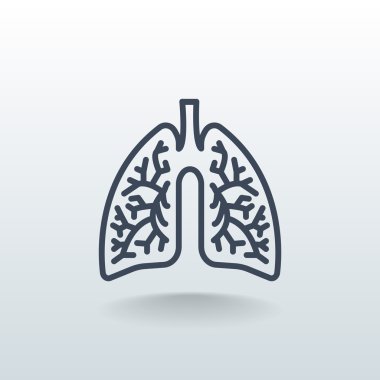 İnsan akciğerleri simgesi