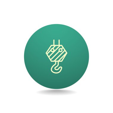 Piktogram vinç kanca simgesinin