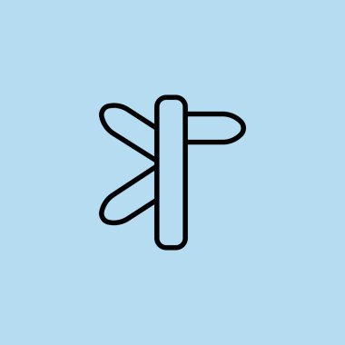 yön işareti simgesi