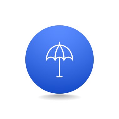 Plaj Şemsiyesi Simgesi