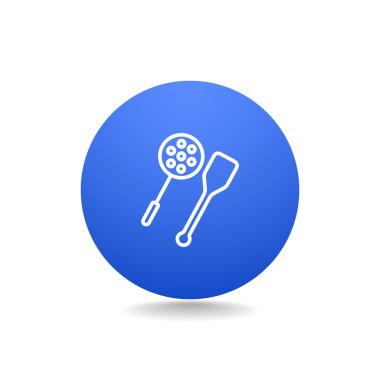 kaşık ve tahta spatula simgesi