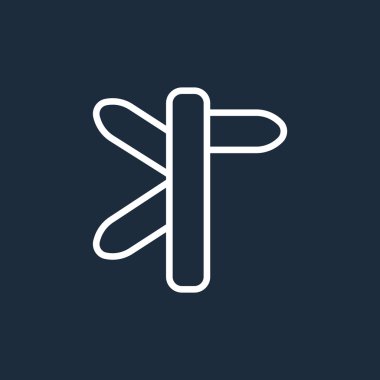 yön işareti simgesi