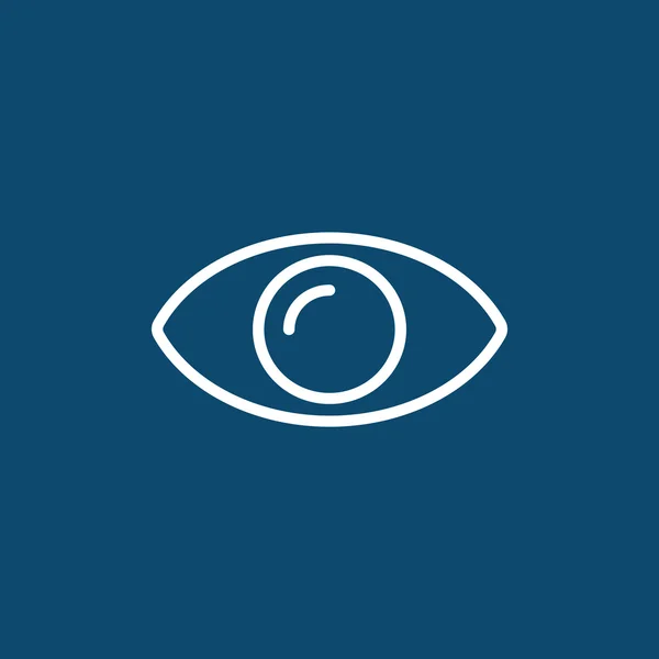 Human eye icon — Stock Vector
