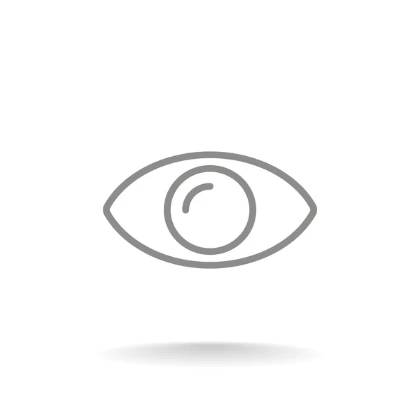 Icono del ojo humano — Vector de stock