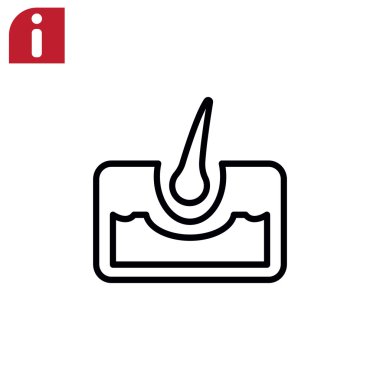 insan saçı simgesi